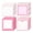 Pink, variant on VKLU 4 Pcs Aesthetic Bow Sticky Notes, Gingham Pattern Memo Pads with Grid & Checklist, Self-Stick To-Do Lists, Pastel Blue