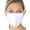 White (Single), variant on Fashion Washable Soft Cotton Adults Unisex One Size Face Covering Mask - White (Single)