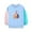 Light Blue, variant on ZACPNCV Children's Sweatshirts Long Sleeve Pullover Crewneck Tops Shirts Versatile Top Round Neck Casual Loose Hoodie Light Blue
