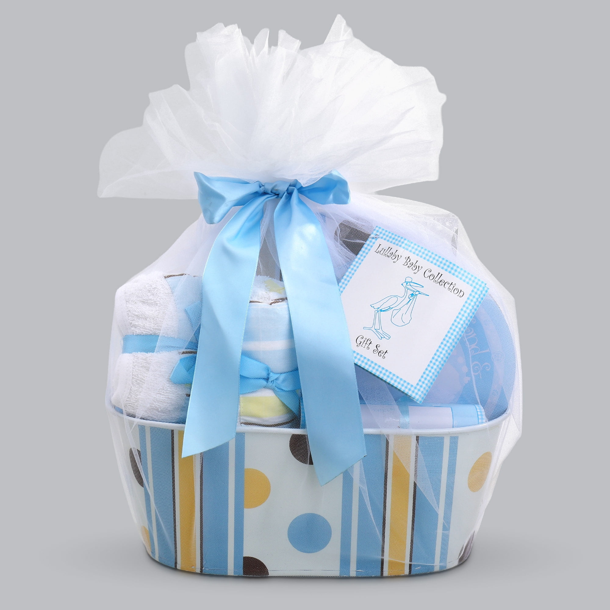 Alder Creek Gift Baskets Welcome to the World Boy Basket (7 Items)