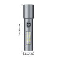 thumbnail image 4 of R-729 Lampe de Poche Zoomable Lumineuse Portable Longue Durée Rechargeable pour Usage d'Urgence en Extérieur Construction en Alliage d'Aluminium Design Lumineux LVVxj, 4 of 9