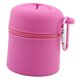 thumbnail image 3 of Caja para pesca con mosca, aparejos de pesca, con cremallera y mosquetón, estuche portátil Rosa, 3 of 9
