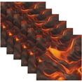 thumbnail image 6 of GZHJMY Red Marble Print Cloth Napkins Set of 6,Reusable Washable Polyester Dinner Table Napkins for Kitchen,Dining,Restaurant,Party Decoration, 6 of 7