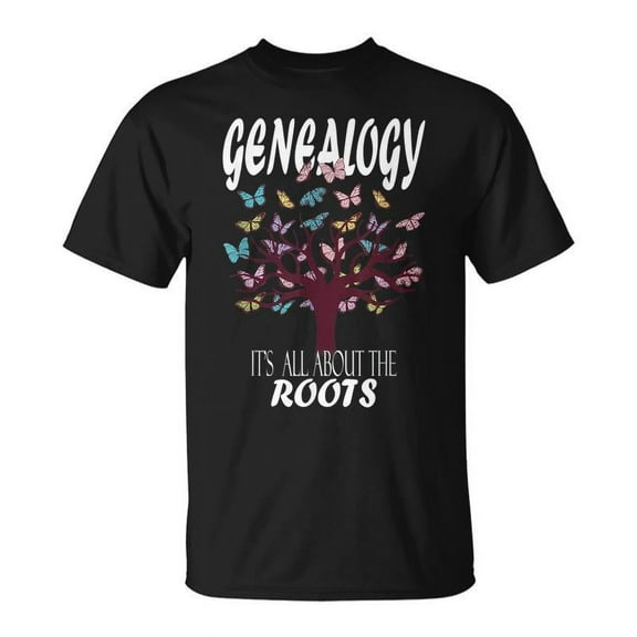 SR Genealogy Its All About The Roots T-shirt
