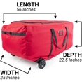 thumbnail image 2 of Santa’s Bags Rolling Duffle Bag Tree Storage- 9 Foot Christmas Tree Storage Bag, 2 of 6