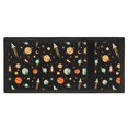 thumbnail image 4 of Psesaysky Vintage Space Print Waterproof Trifold Card Wallet, Elastic Polyester Toddlers Purse Easy to Access Coin Storage Pouch for Daily Use Outdoor Travel, 4 of 6