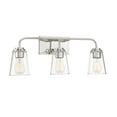 thumbnail image 3 of Trade Winds Lighting 3-Light Bathroom Vanity Light In Polished Nickel, 3 of 6