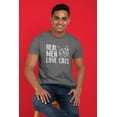 thumbnail image 3 of Old Glory Mens Real Men Love Cats Short Sleeve Graphic T Shirt, 3 of 6