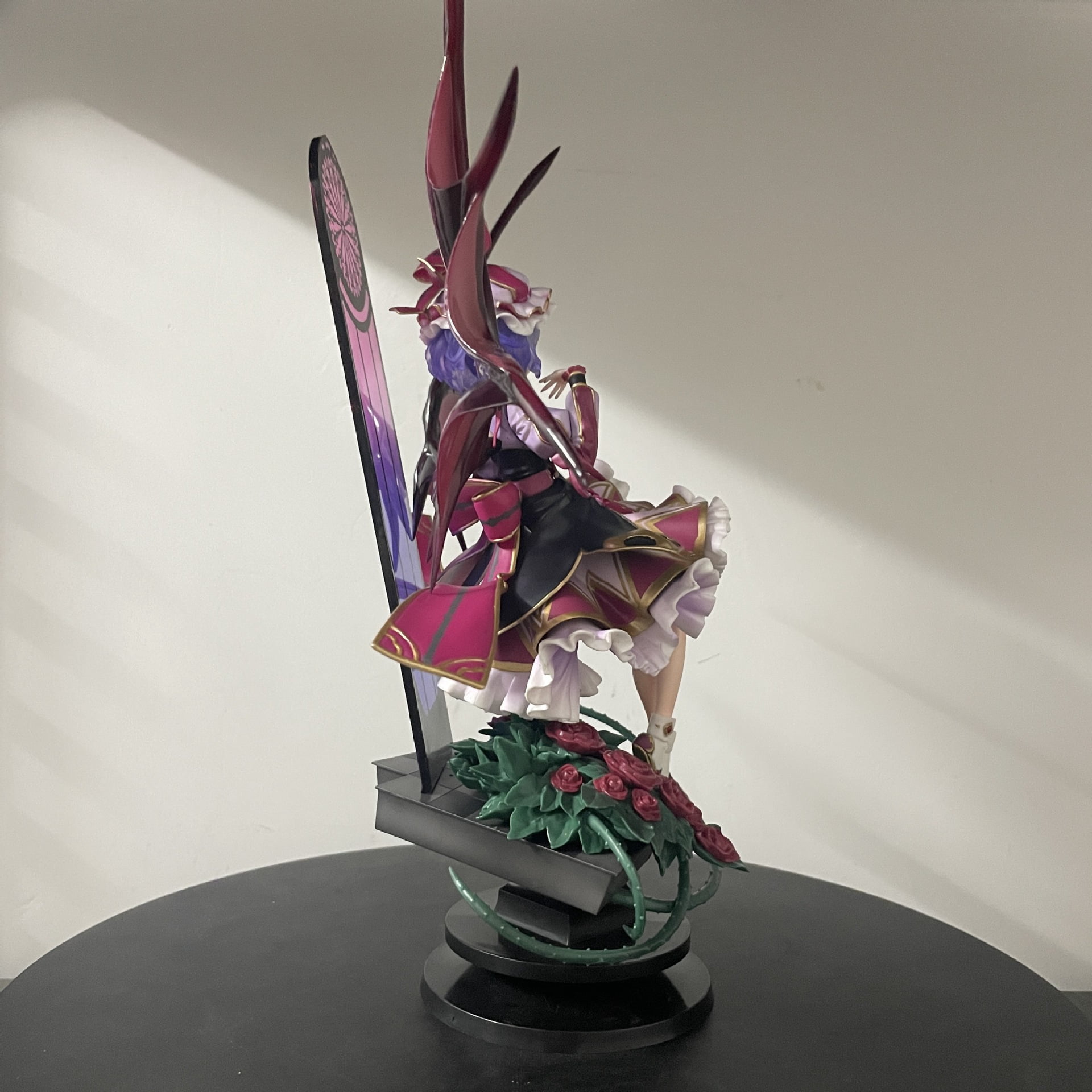 New Touhou Project Remilia Scarlet (Sitting Ver) Character Anime Model Statue Action Figures Desktop Ornament Popular Decorations Fan Souvenirs Creative Gift Collectable
