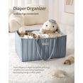 thumbnail image 4 of Organizador de pañales Blissful Diary Dusty Blue Baby, 4 of 7