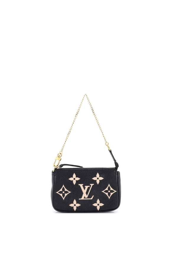 Pre-Owned Pochette Accessoires Bicolor Monogram Empreinte Giant Mini By Rebag