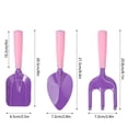 thumbnail image 3 of 3 Piece Horticultural Tools Small Shovel Children Flowers And Sea Shovel Garden Tool Set Sand Digging Small Shovel Rake, 3 of 6