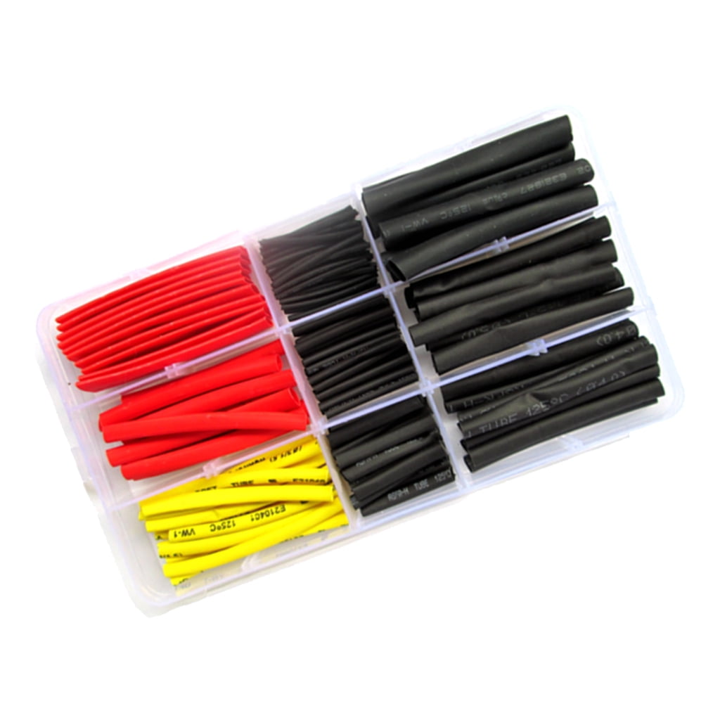 140Pcs Assorted 2:1 Heat Shrink Tubing Sleeving Wrap Electrical Wire Cable