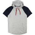 thumbnail image 1 of American Rag Sudadera con capucha colorblocked para hombre, gris, extragrande American Rag  Sudadera, 1 of 2