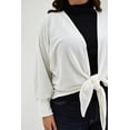 thumbnail image 4 of Cardigan con nudo Roman Fashion Tallas Extras 1847 Blanco 36, 4 of 6