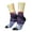 2 Black-2, variant on Colorful Cloud Sleeping Cat Crew Socks for Men & Women, Breathable Casual Athletic Ankle Socks