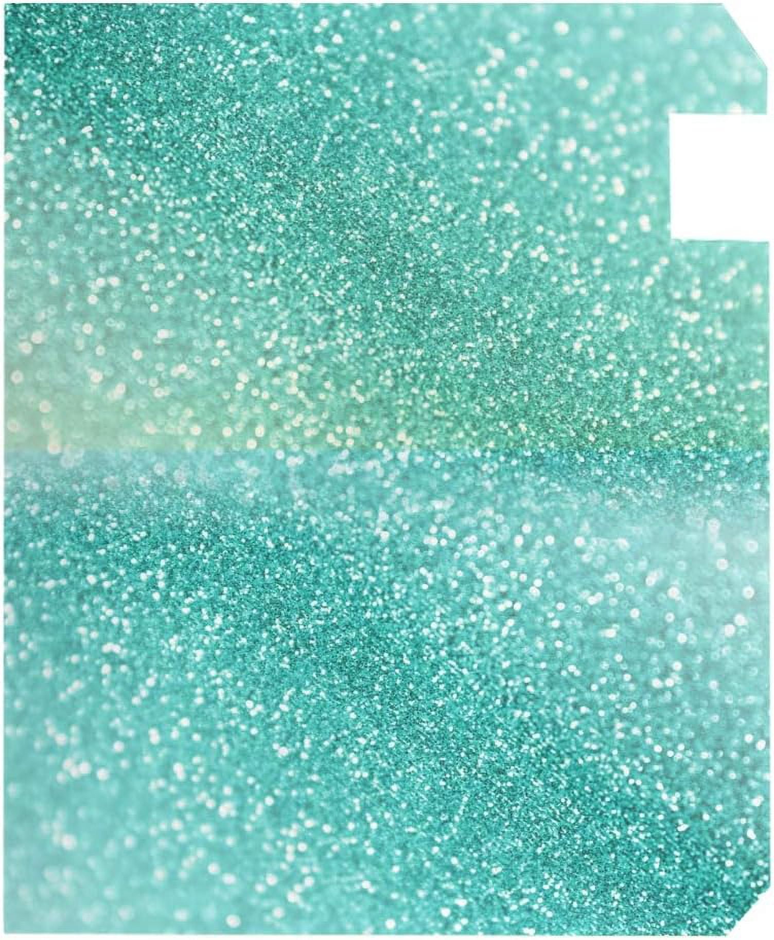 Turquoise Glitter Magnetic Mailbox Cover Oversized for Garden Yard Outdoor Decorations-25.5" x20.8