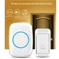 thumbnail image 2 of CACAZI Waterproof Wireless Doorbell Smart Remote Door Bell doorbell Doorbell CACAZI waterproof Chime Battery Self-powered Transmitter Doorbell, 2 of 7