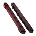 thumbnail image 1 of Pool Cue Rack, Pool Cue Rack Wall Mount Pool Stick Holder Wooden Wall Mounted Billiard Pool Cue Rack Hold 6 Billiard Cues with 4 Screws and Expansion Plugs for Pool Bars, Clubs, 1 of 7