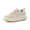 Beige, variant on Cushionaire Women's Loop Lace up Woven Platform Sneaker Comfort Foam, Wide Widths Available