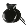 thumbnail image 1 of Xuanheng 2 Pcs Castagnettes Espagnoles Orff Instruments de Percussion pour Bébé Fille et Garçon Noir, 1 of 8