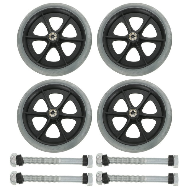 Ruedas para sillas de ruedas de servicio pesado Reemplazos de ruedas delanteras de silla de ruedas universales