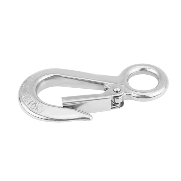LYUMO 304 Stainless Steel Lifting Hook,2 Types Large Cargo Hook Working Load Capacity Crane Hook