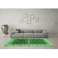 thumbnail image 3 of Ahgly Company Indoor Rectangle Geometric Emerald Green Traditional Area Rugs, 4' x 6', 3 of 4
