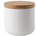 thumbnail image 1 of baomifa-Ceramic Food Storage Jar Containers Kitchen Canisters with Airtight Seal Lid for Coffee Beans Sugar Spices (White, Small), 1 of 4
