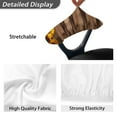thumbnail image 4 of SCRAWLGOD Sunflowers Wood Grain 4 Pieces Cozy Office Chair Armrest Slipcovers Removable Gaming Chair Arm Rest Protector Anti-Slip Scratch Resistant Desk Chair Arm Cover, 4 of 6