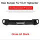 thumbnail image 3 of Diseño de coche para Toyota Highlander/Kluger 2018 2019 2020 2021, protector de parachoques delantero y trasero, placa de protección de plástico ABS, 3 of 5