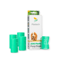 thumbnail image 2 of Plastech Dog Poop Bags - ZERO Plastic, 100% Certified Home Compostable, Plant-Based, 9 x 13 inches, 600 Bags, 40 Rolls, 8 Boxes, Green, 2 of 4
