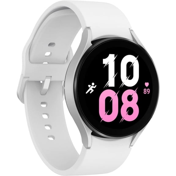 Restored Samsung Galaxy Watch 5 LTE 44MM Silver (Refurbished)