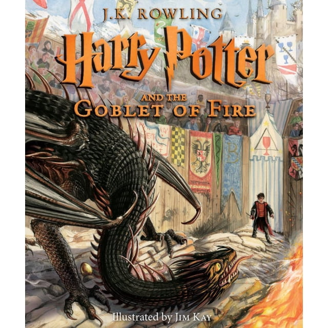 Harry potter and the goblet of fire (illustrated edition) / pd.