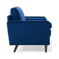thumbnail image 4 of Valour Performance Velvet Loveseat Navy, 4 of 8
