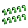 thumbnail image 2 of Miangastore 10PCS Wire Clamps Tubing Clips Mountain Bike C Shaped Buckle Bike Line Fixing Clamp Line Clips Bike Brake Line Buckle (Green), 2 of 8
