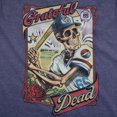 thumbnail image 3 of Grateful Dead Men's GD On-Deck Slim Fit T-shirt XX-Large Navy, 3 of 5