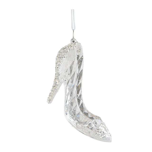 Adorno navideño transparente Árbol brillante/Bailarina/Lazo/Estrella Decoración navideña para colgar en el dormitorio, la sala de estar, la casa de campo y la decoración navideña del hogar