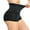 4# Black, variant on LapaPlus Womens Plus Size Shapewear Tummy Control Bodysuit Waist Trainer Compression Fajas Corset Body Shaper