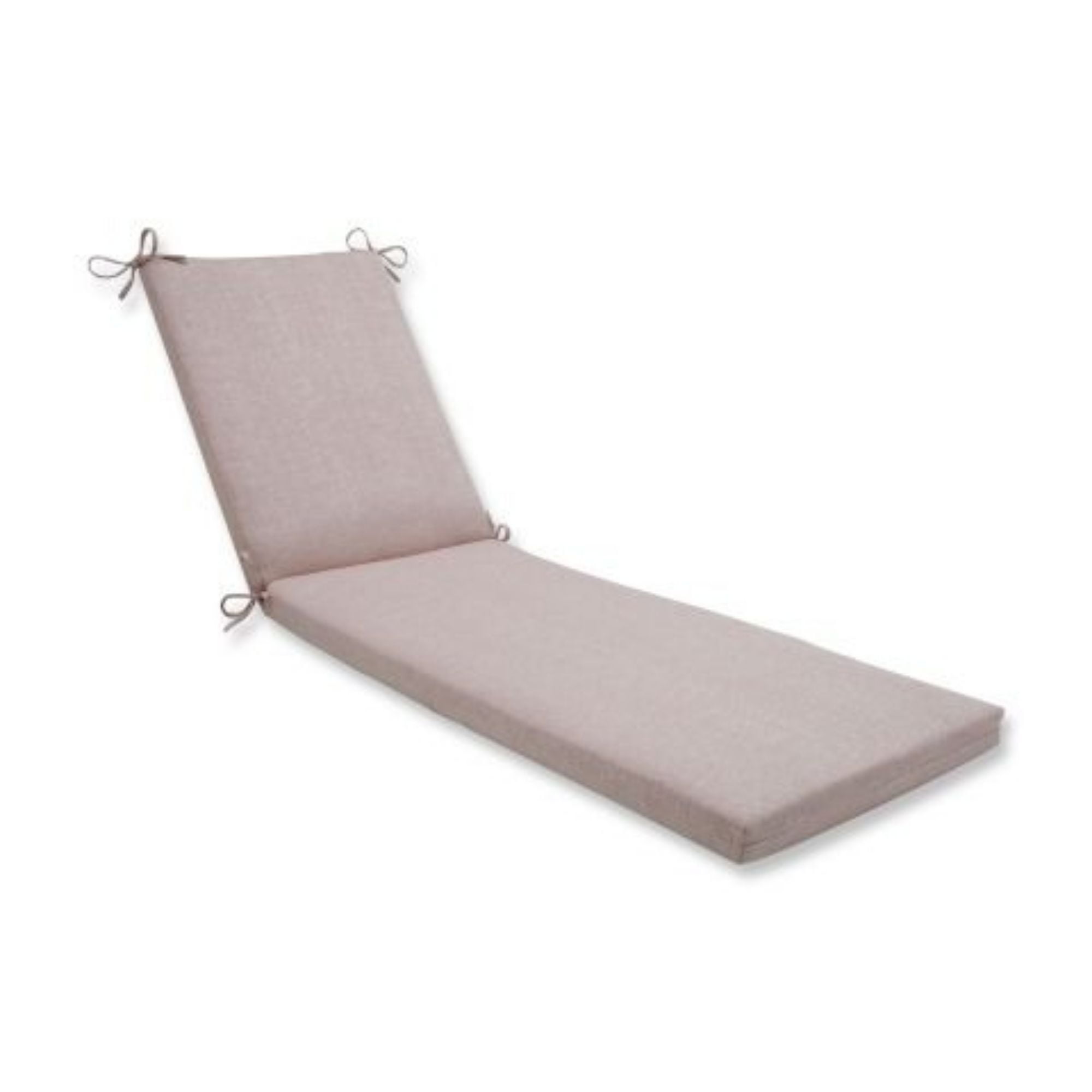 80" Pink Solid Outdoor Patio Squared Corners Chaise Lounge Cushion