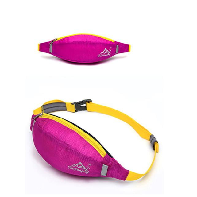Waterproof Running Belt Bum Waist Pouch Fanny Pack Camping Sport-Hiking Zip Bag