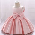 thumbnail image 1 of Vestido de princesa para niños Vestido de bebé de un año Vestido de niña con lazo para banquete de cumpleaños Vestido de actuación, 1 of 1