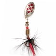 thumbnail image 3 of Cuchara giratoria Lentejuelas Señuelo de pesca Cebo artificial giratorio (plata + rojo), 3 of 5