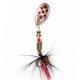 thumbnail image 3 of Cuchara giratoria Lentejuelas Señuelo de pesca Cebo artificial giratorio (plata + rojo), 3 of 5