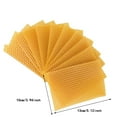 thumbnail image 2 of Natural Beeswax Foundation Sheets for Beekeeping and Candle Making Projects 10PCS, 2 of 6