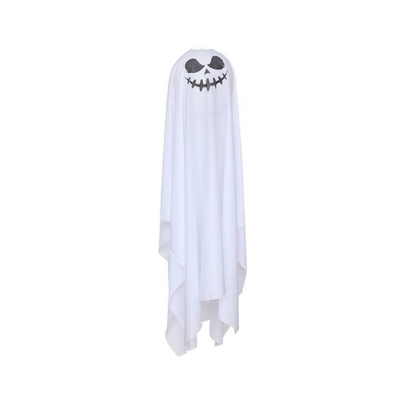 Hvmvliv Ghost Decor 36.22in Halloween Hanging Lighted Ghost Party Decorations Scary Ghosts Decor for Yard Porch Garden Halloween Decorations Outdoor White