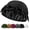 Black, variant on Adjustable Satin Lined Halo Turban for Men Women Twisted Tassel Head Wraps Sleep Cap Beanies Turban Durag(Black)