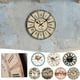 Dvkptbk Style Wall Clock European Style Décoration de Chambre à Coucher Européen en Bois avec Horloge Murale Ronde Home Decor en Liquidation – image 3 sur 3