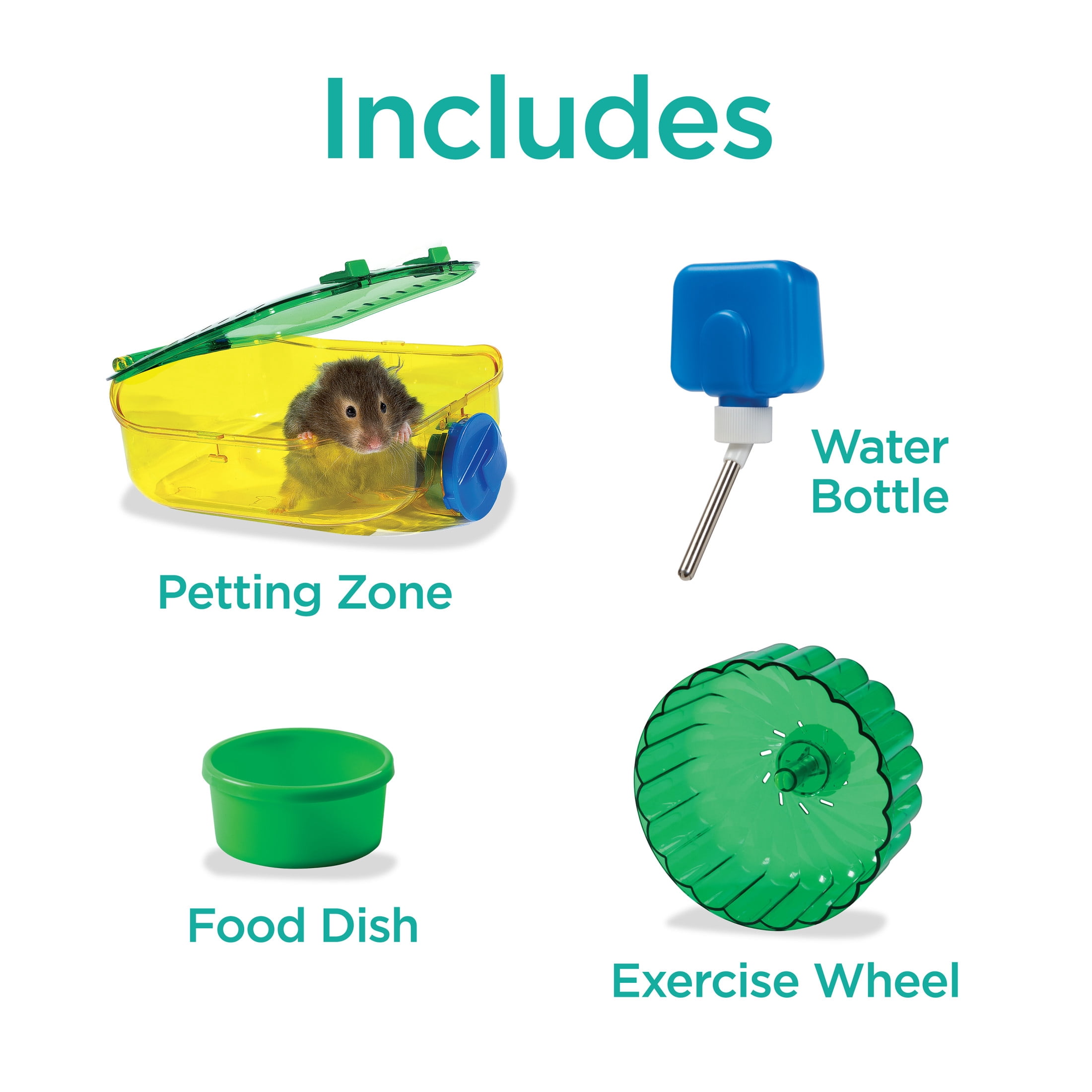 Kaytee Critter Trail Two Level Habitat for Pet Dwarf Hamsters, Gerbils or Mice