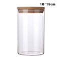 thumbnail image 2 of Glass Kitchen Storage Canister Large Capacity Storage Jar for Food Storage Organization  10*25cm, 2 of 7